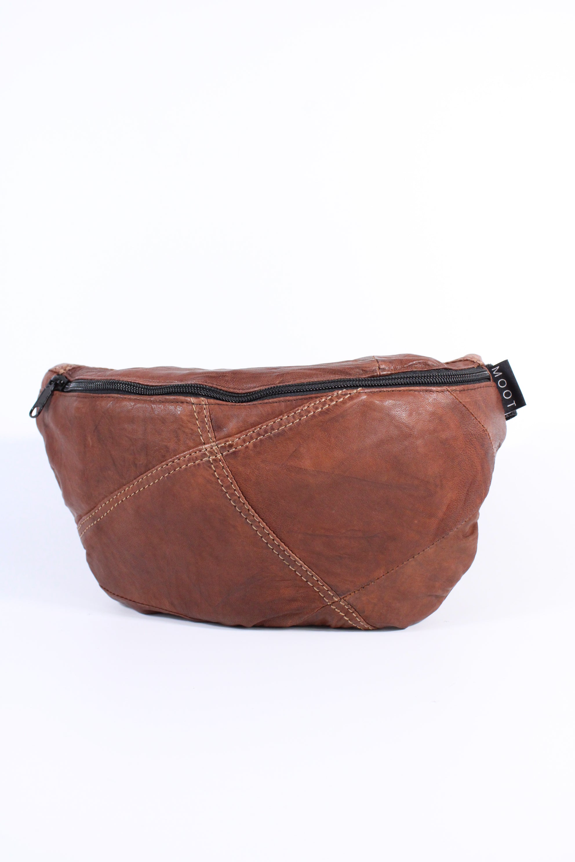 Die Bauchtasche – Groß – Rotbraun Batik