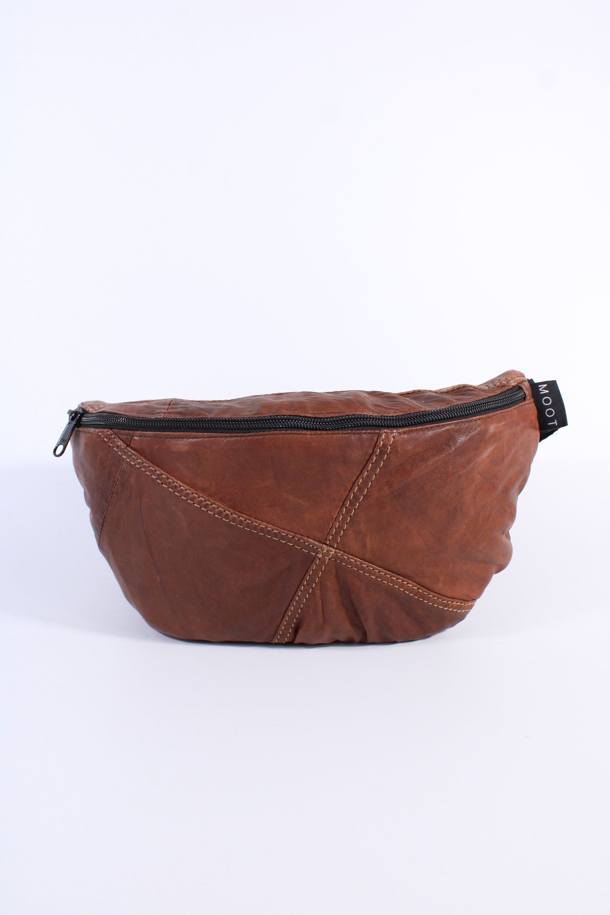 Die Bauchtasche – Groß – Rotbraun Batik