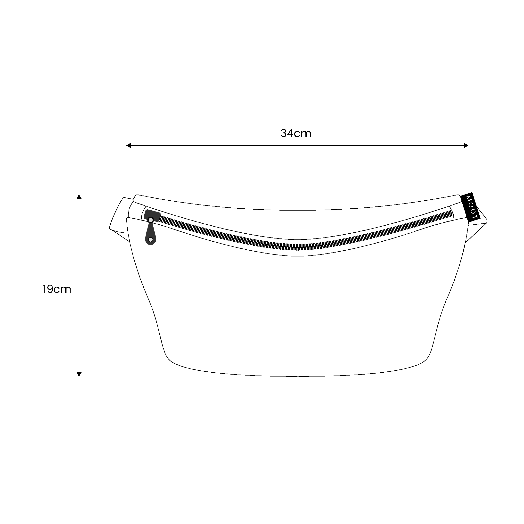 Die Bauchtasche – Groß