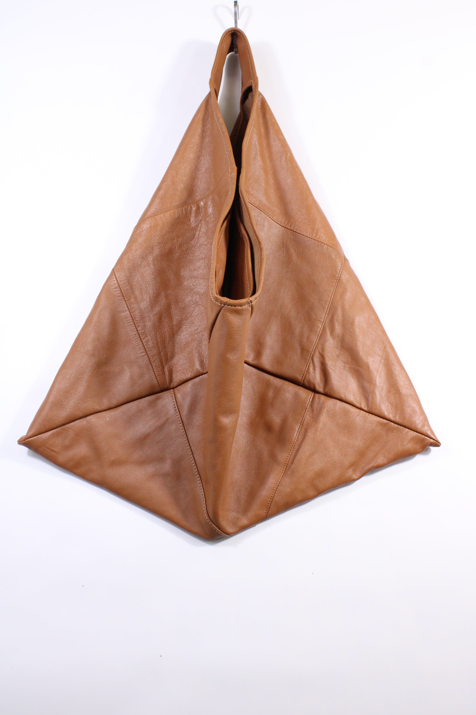 Die Origami-Tasche - Cognac