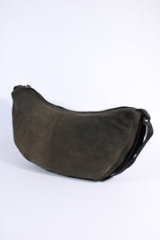 Die Moonbag - Dunkelgrün Batik (Wildleder)