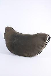 Die Moonbag - Dunkelgrün Batik (Wildleder)