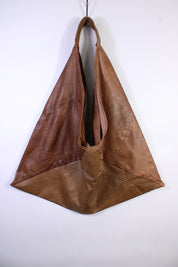 Die Origami-Tasche - Hellbraun/Rotbraun (B-Ware)