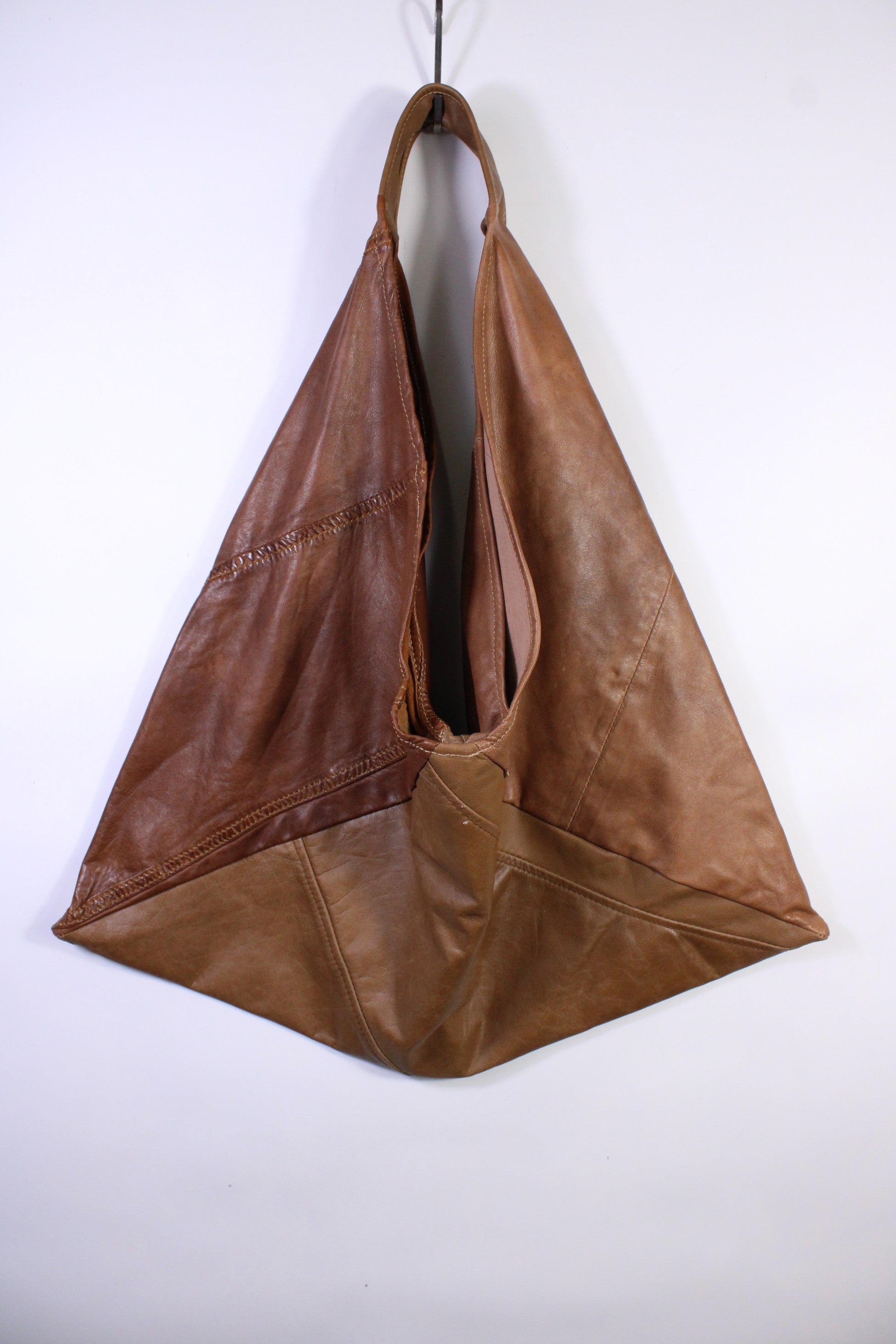 Die Origami-Tasche - Hellbraun/Rotbraun (B-Ware)