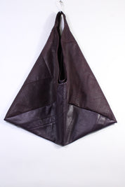 Die Origami-Tasche - Dunkellila
