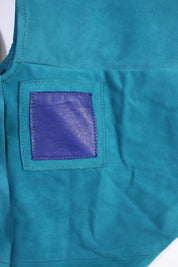 Die Origami-Tasche - Türkis/Blau