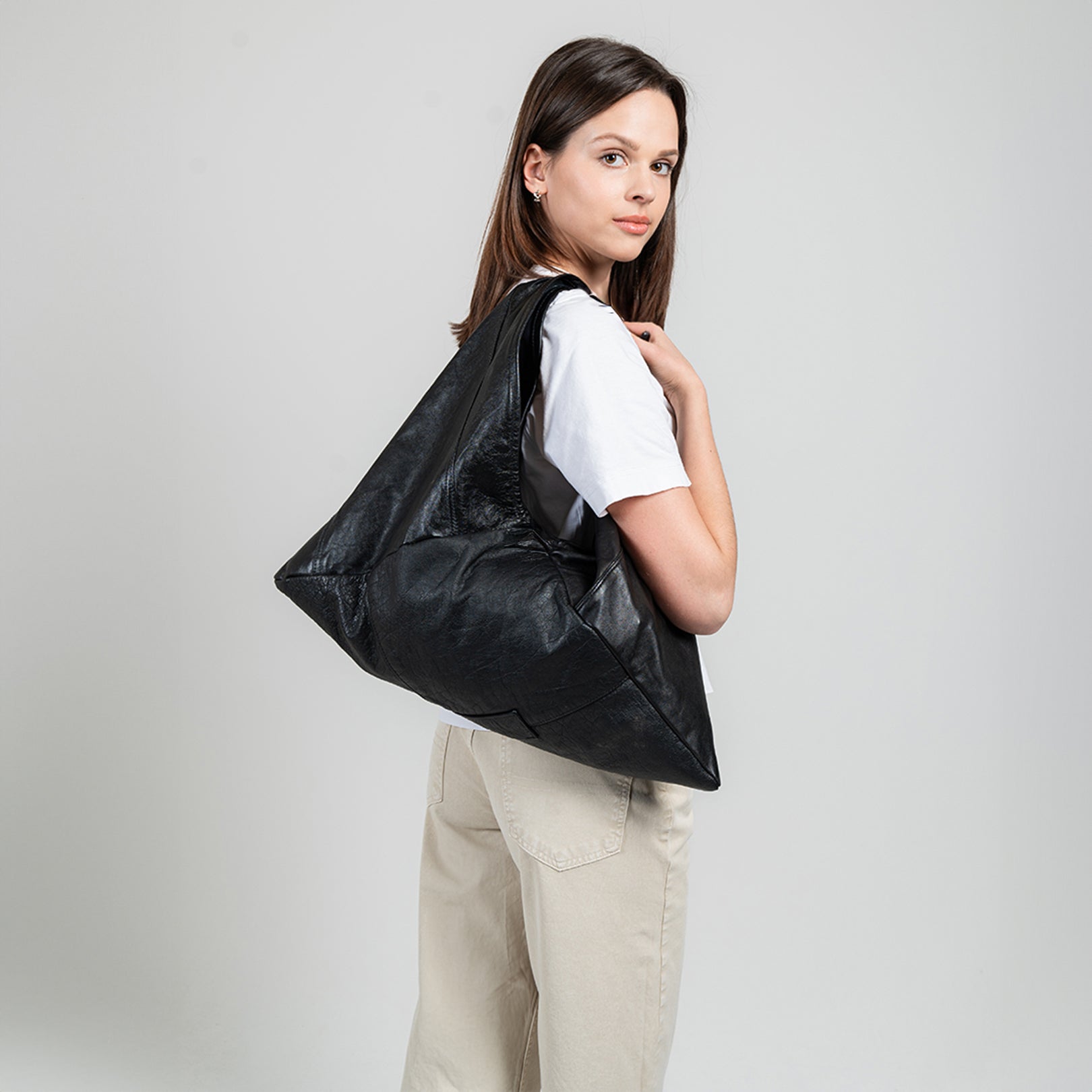 Die Origami-Tasche - Dunkelblau/Dunkelgrün