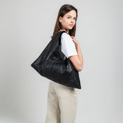 Die Origami-Tasche - Dunkelblau/Dunkelgrün