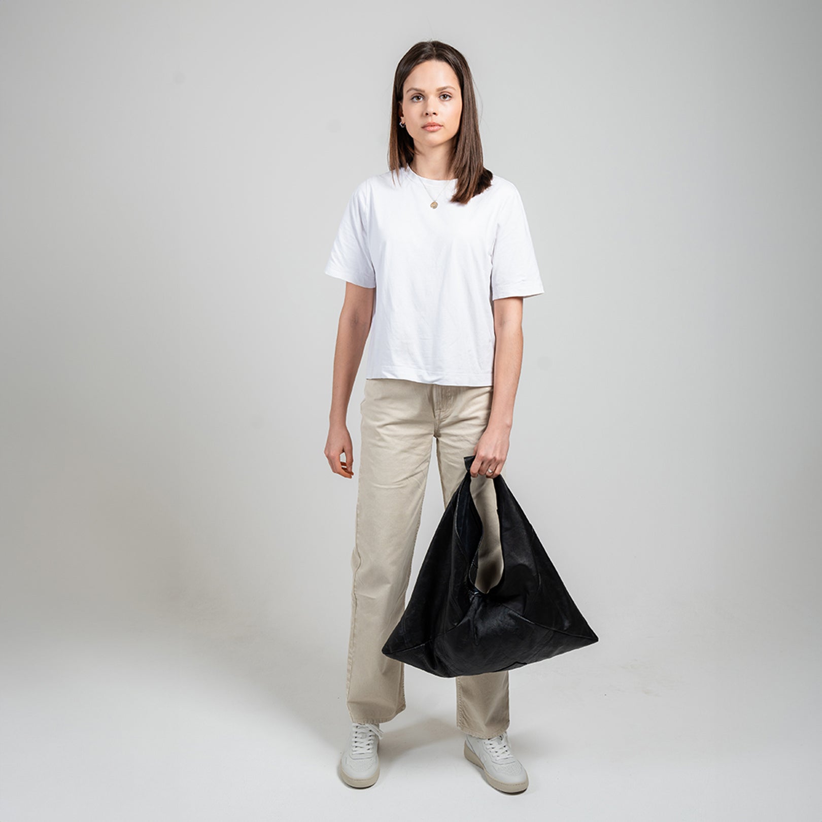 Die Origami-Tasche - Dunkelblau/Dunkelgrün