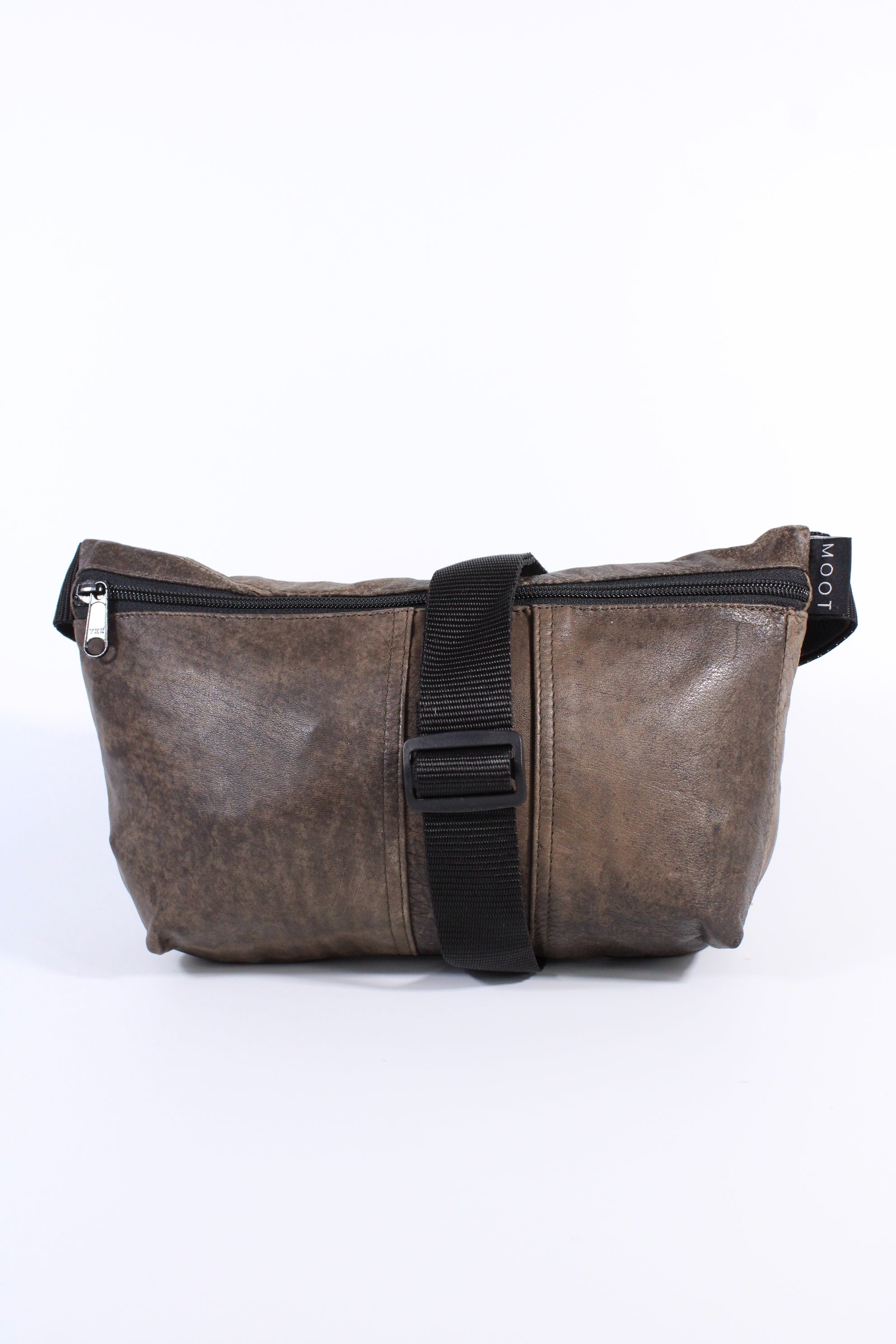 Die Schultertasche - Graubraun Batik