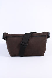 Die Schultertasche - Aubergine (Nubukleder)