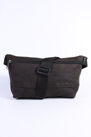 Die Schultertasche - Dunkelbraun (Nubukleder)