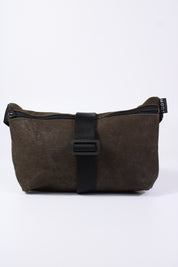 Die Schultertasche - Dunkelbraun (Nubukleder)