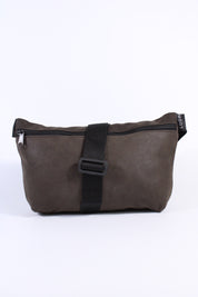 Die Schultertasche - Graubraun (Nubukleder)