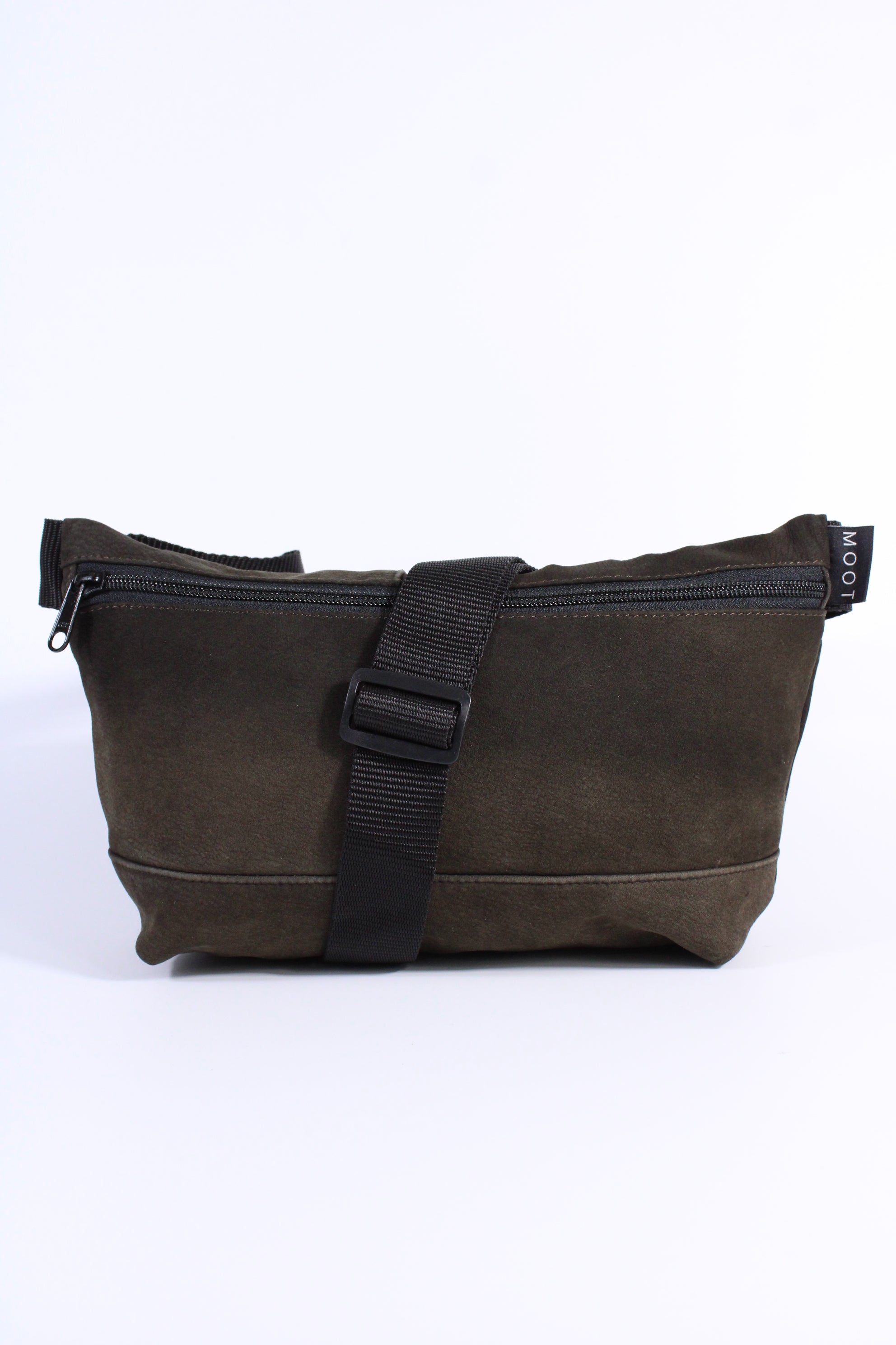 Die Schultertasche - Oliv (Nubukleder)