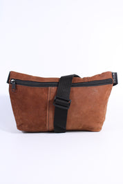 Die Schultertasche - Rotbraun (Nubukleder)