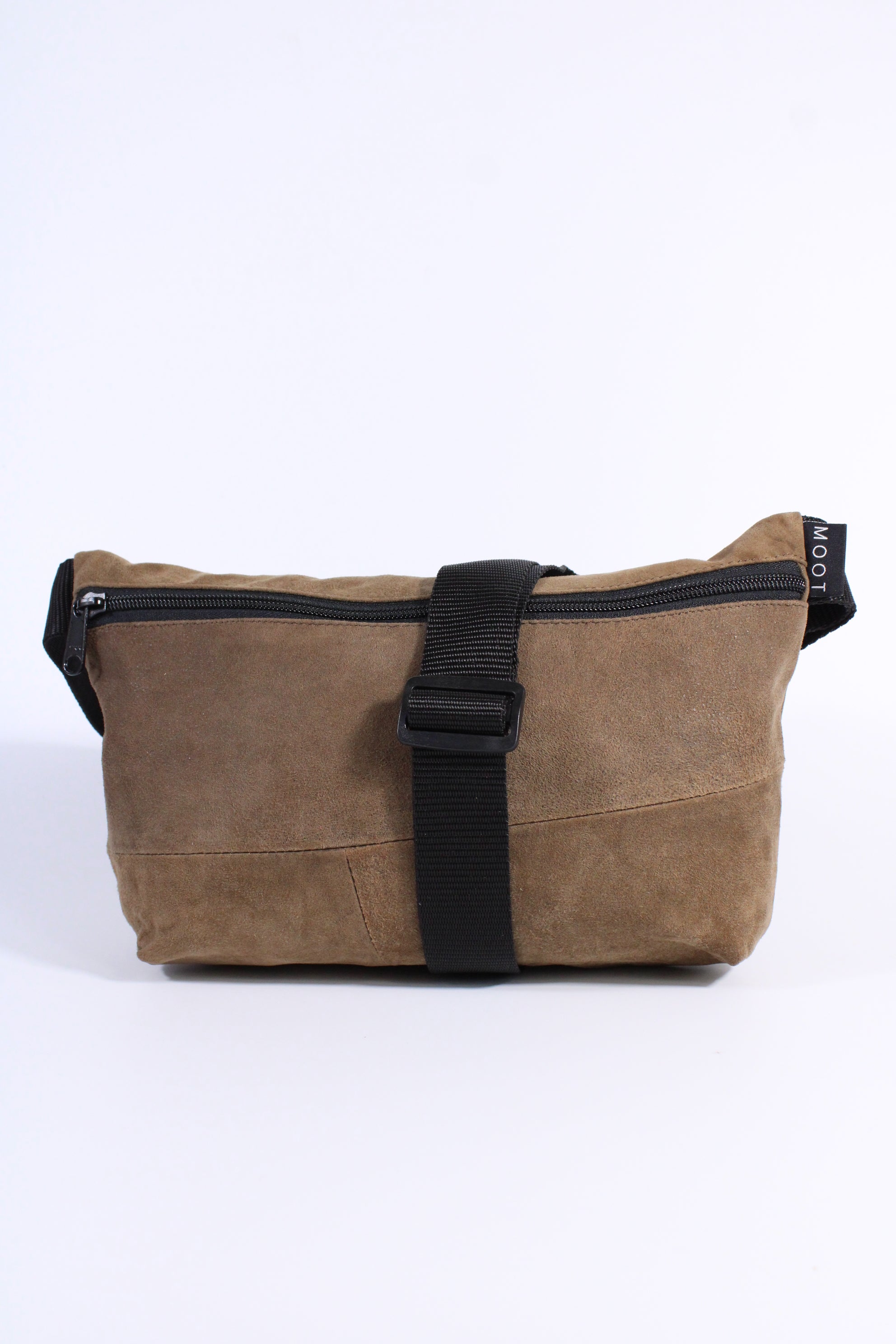 Die Schultertasche - Graubraun (Wildleder)