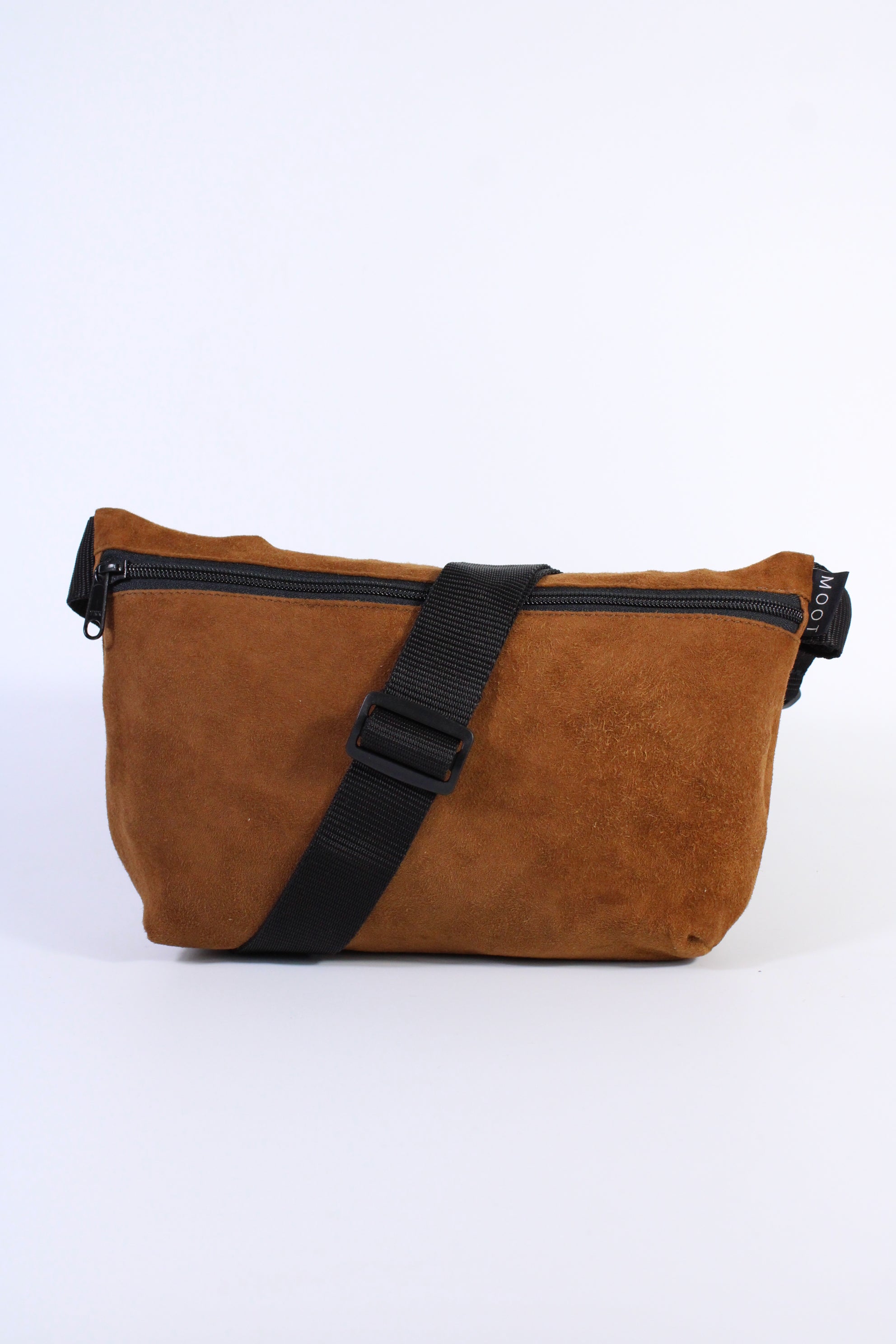 Die Schultertasche - Toffeebraun (Wildleder)