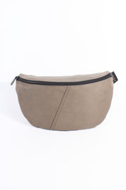 Die Bauchtasche – Groß – Graubraun